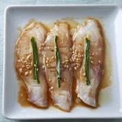 Sashimi new style cuit à l'huile