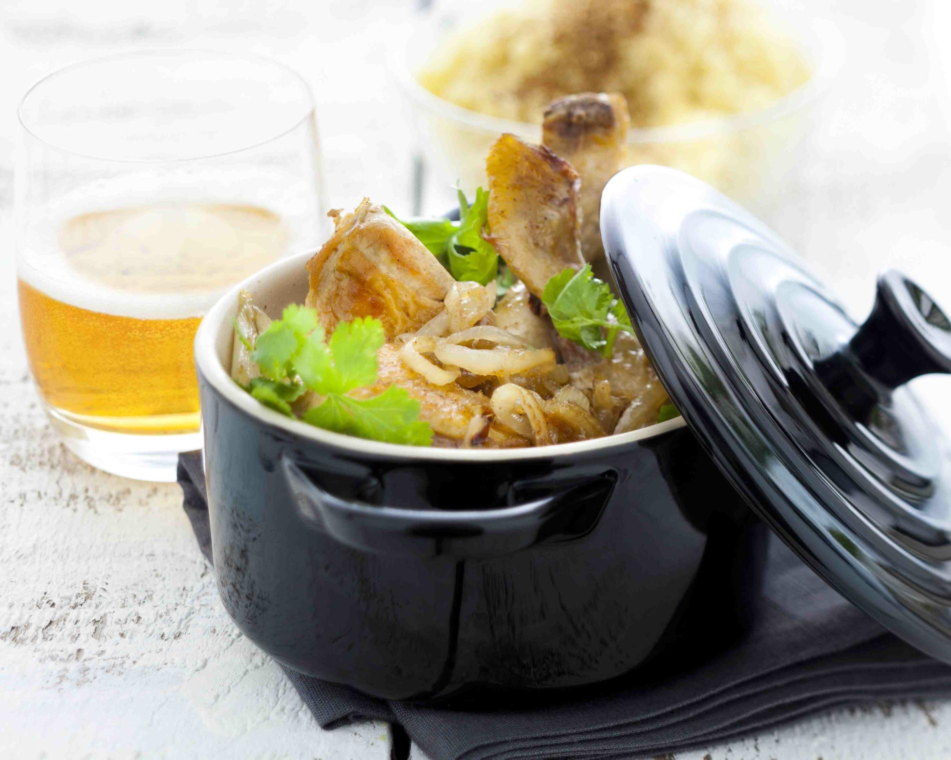 Recette poulet cocotte au cidre - Cuisine / Madame Figaro