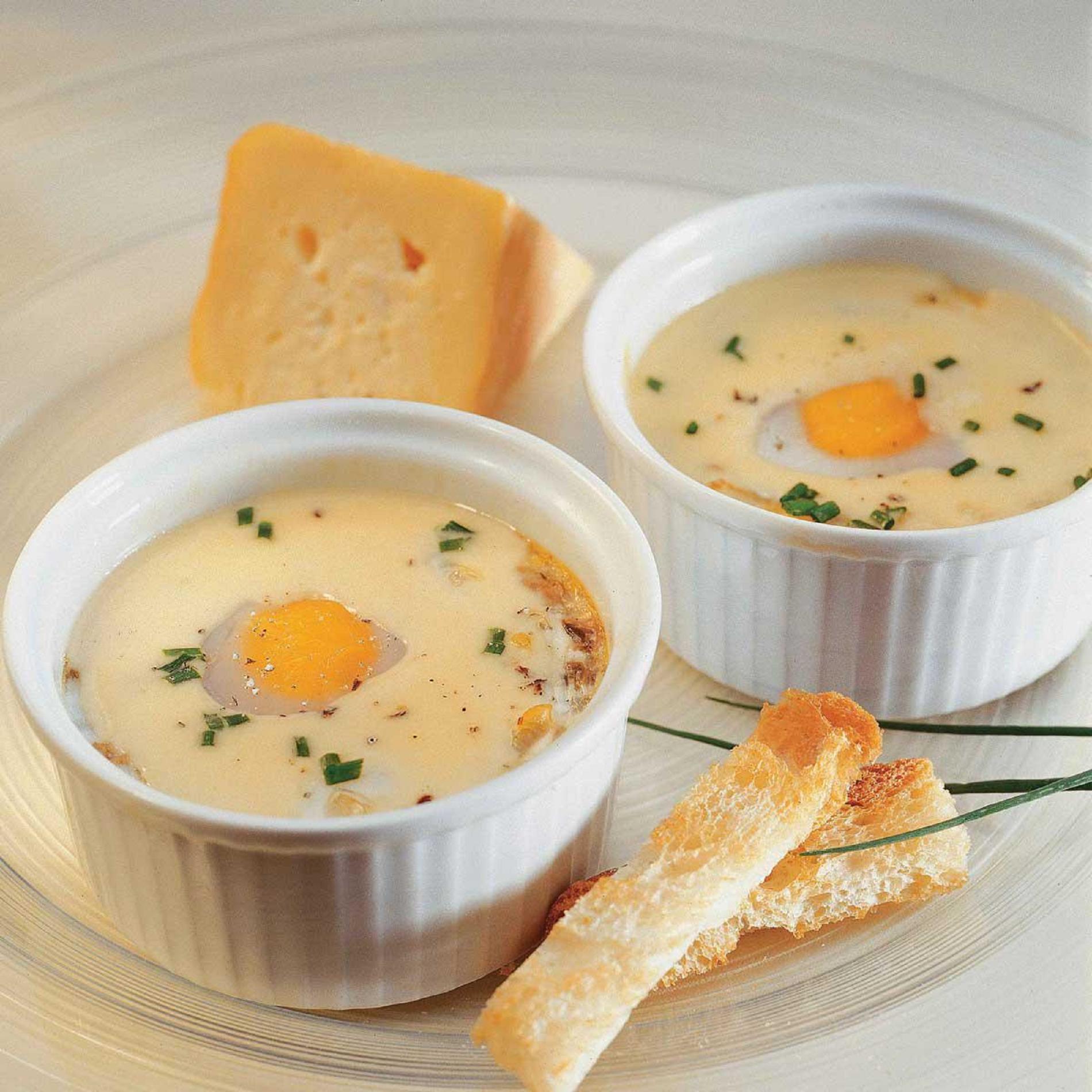 Recette œufs Cocotte Au Maroilles Cuisine Madame Figaro