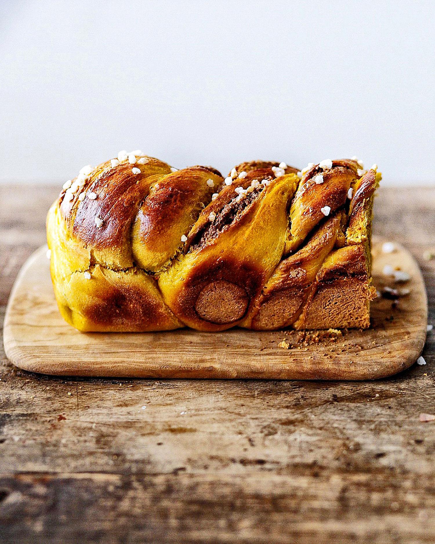 Recette Brioche Salee Au Potimarron Cuisine Madame Figaro