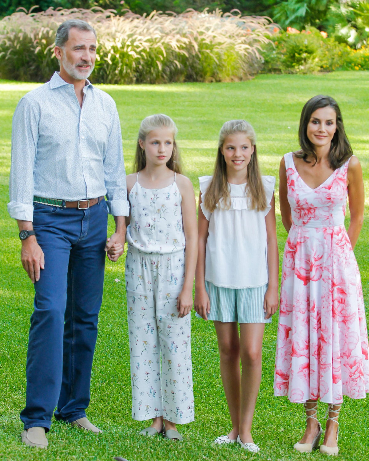 La Famille Royale Espagnole Et Sa Traditionnelle S ance Photo Estivale 