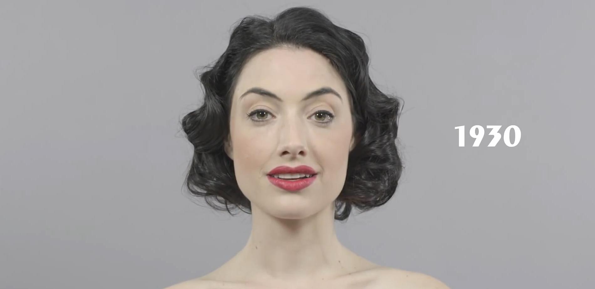 De 1910 A 2010 Un Siecle De Coiffure En Une Minute Madame Figaro