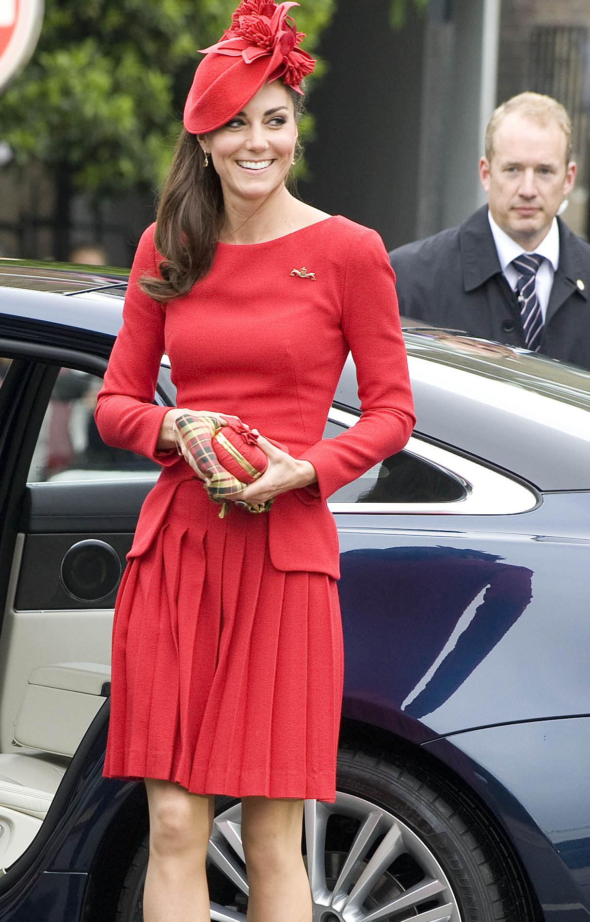 Kate Middleton, passion rouge