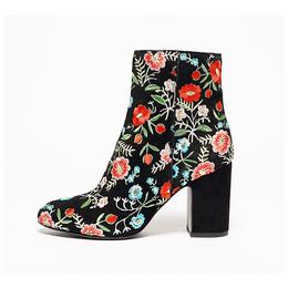 bottines fleuries