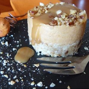 Cheesecake à la courge, crème de marrons