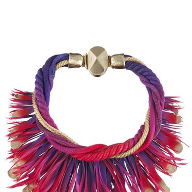 Laisse en corde pour cheval de loisir - rose clair/rose foncé/marron