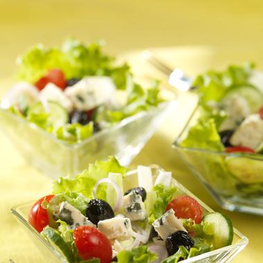 Salade grecque au roquefort