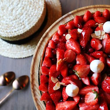 Tarte aux fraises à la crème d'amandes