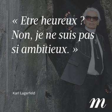 Karl Lagerfeld Les Citations Dont On Se Souviendra Madame Figaro