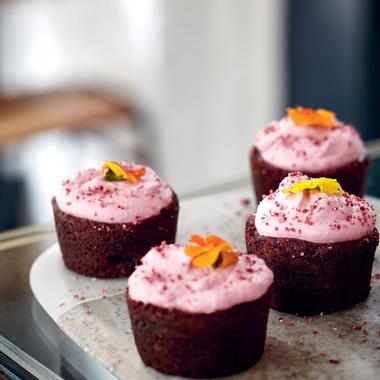 Cupcake red velvet vegan 
