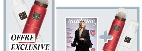 Retrouvez les mousses de douche Rituals avec votre magazine Madame Figaro