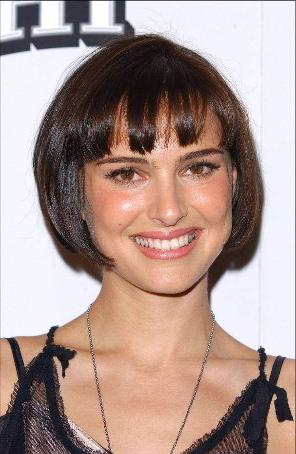 carré dégradé avec frange