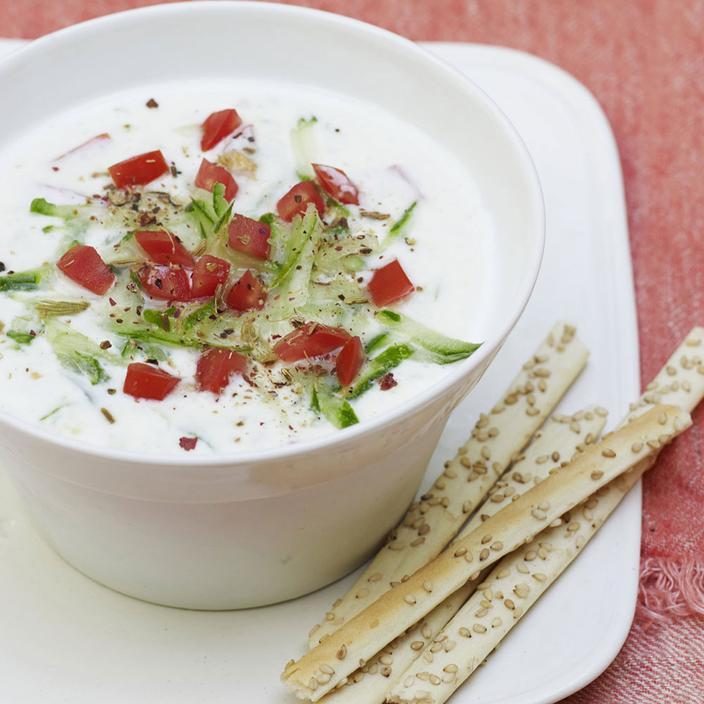 sopa de iogurt amb cogombre