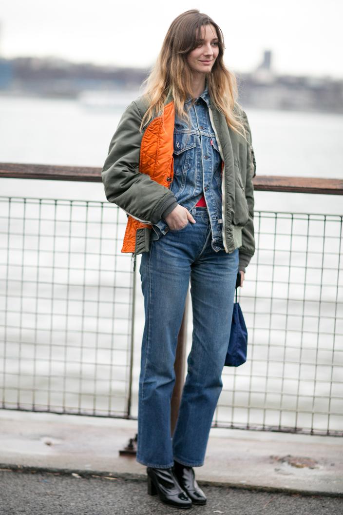 Comment Porter La Veste En Jean Madame Figaro