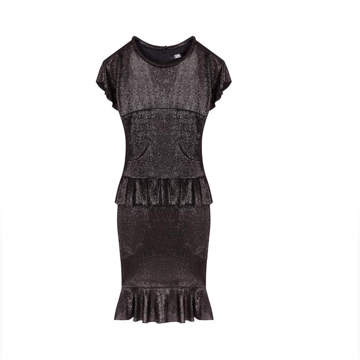 robe noire karl lagerfeld