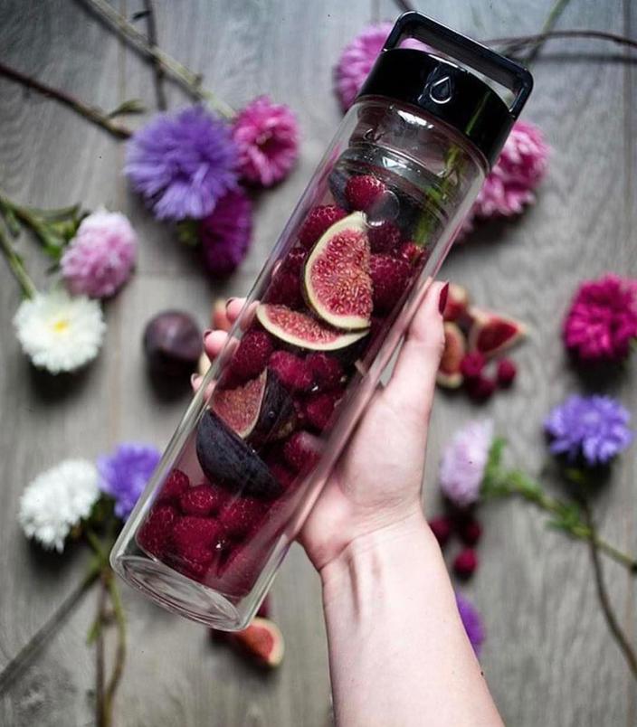 10 recetas de bebidas vitaminas para Adopte este verano - Fig y Raspberry