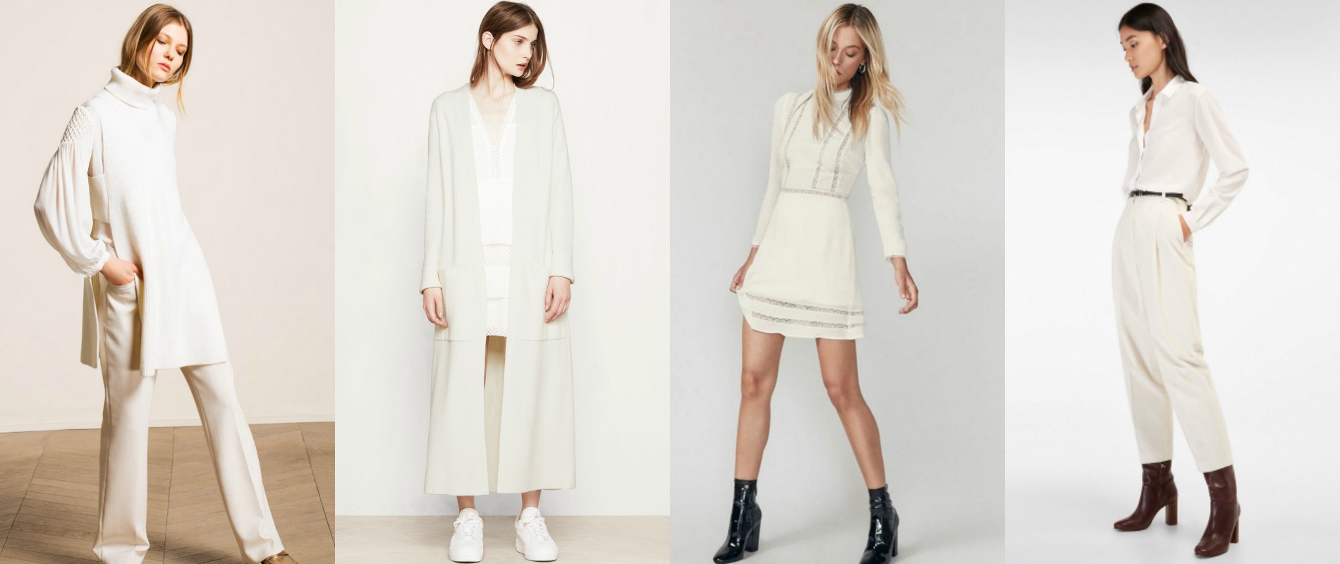Le total look blanc en hiver - Le Dressing Idéal