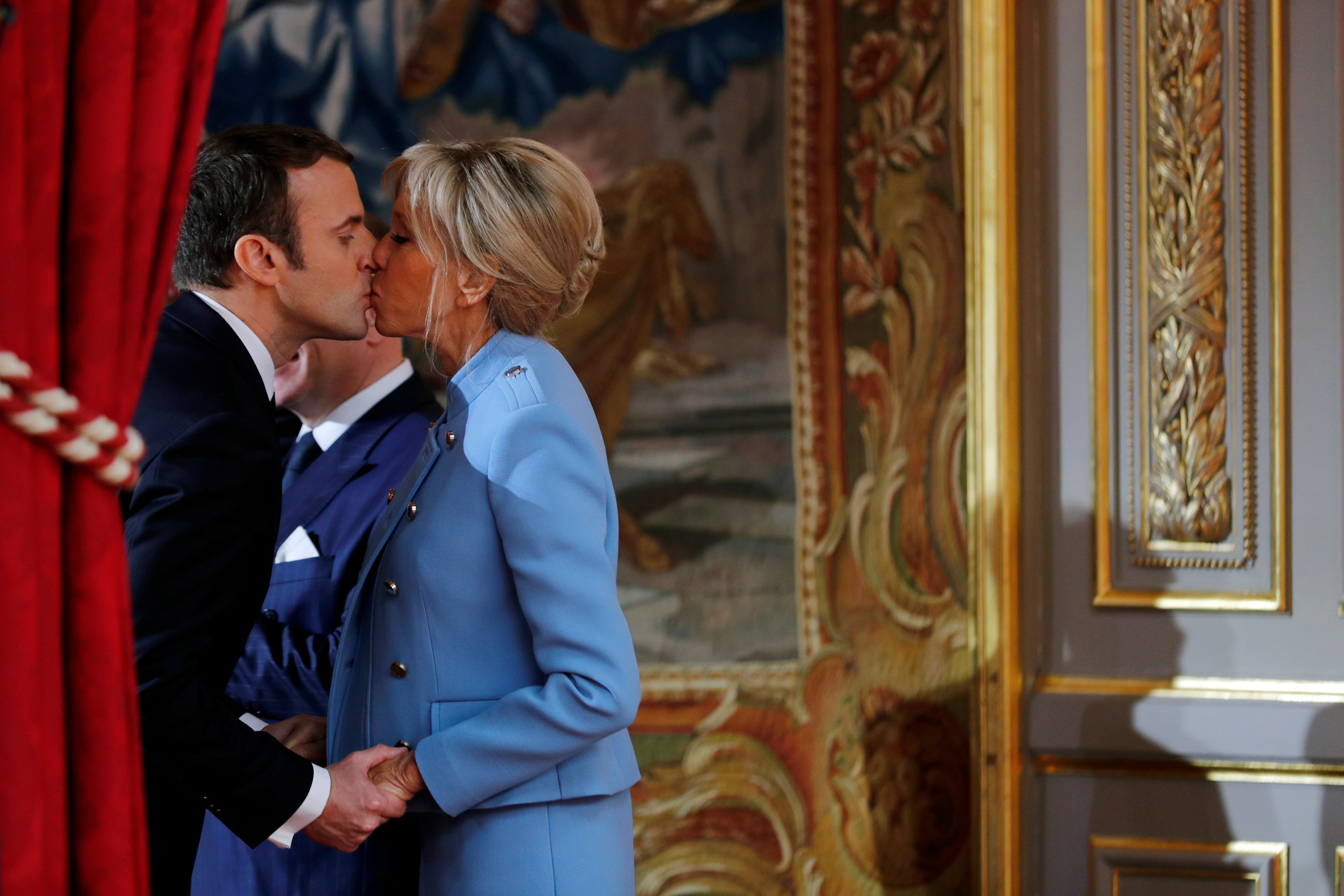 Emmanuel Macron Et Sa Tribu De CÅur A L Elysee Madame Figaro