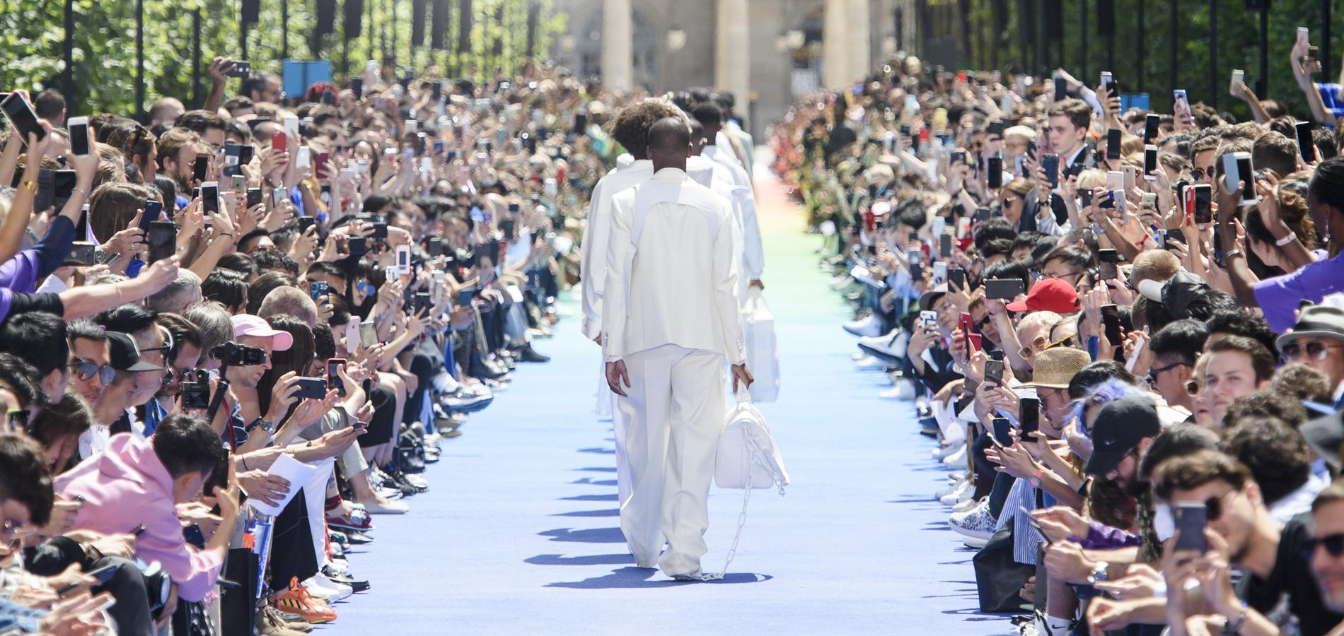 Défilé Louis Vuitton Printemps/Été 2019 à Paris - Xinhua