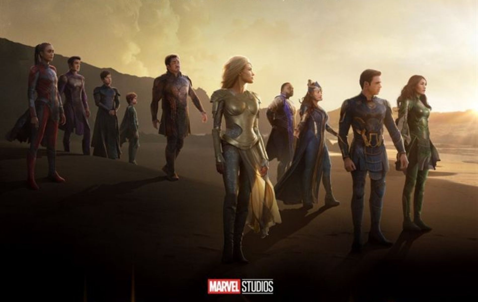 Sprite Univers Marvel Interprété Par Salma Hayek et Angelina Jolie, guerrières cosmiques dans la nouvelle  bande-annonce des "Eternels"