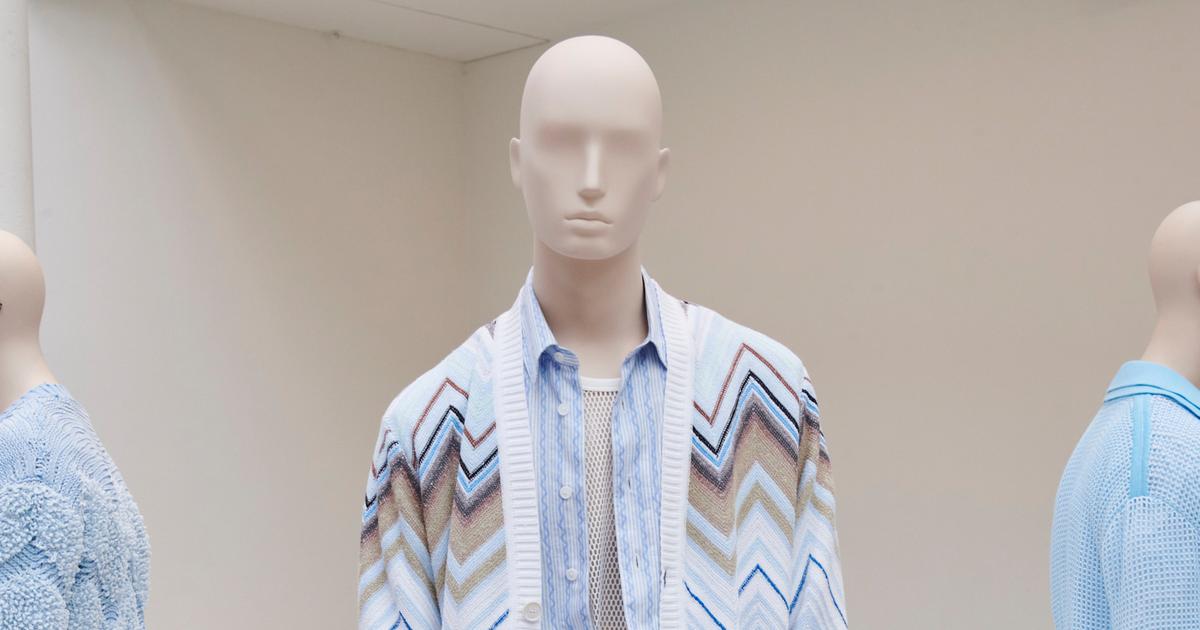 Chemise Missoni Homme En Coton Blanc Taille M - Occasion Très Bon état, Rayée