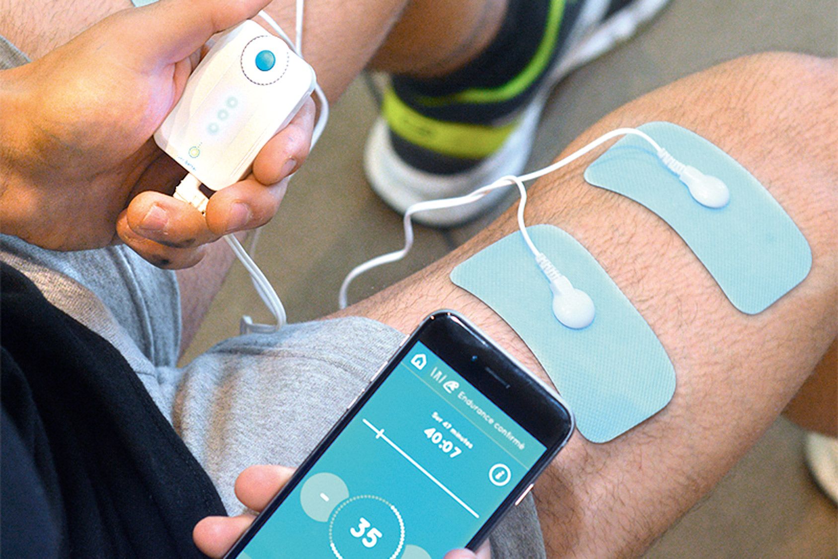 Bluetens, votre kiné connecté pour l'électrostimulation à domicile