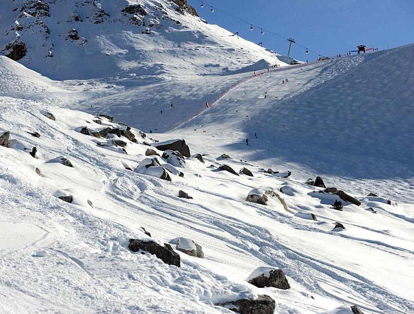 Les lieux de l'accident de Michael Schumacher