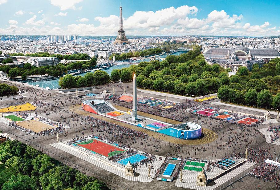 La Concorde, terrain de Jeux avant Paris 2024