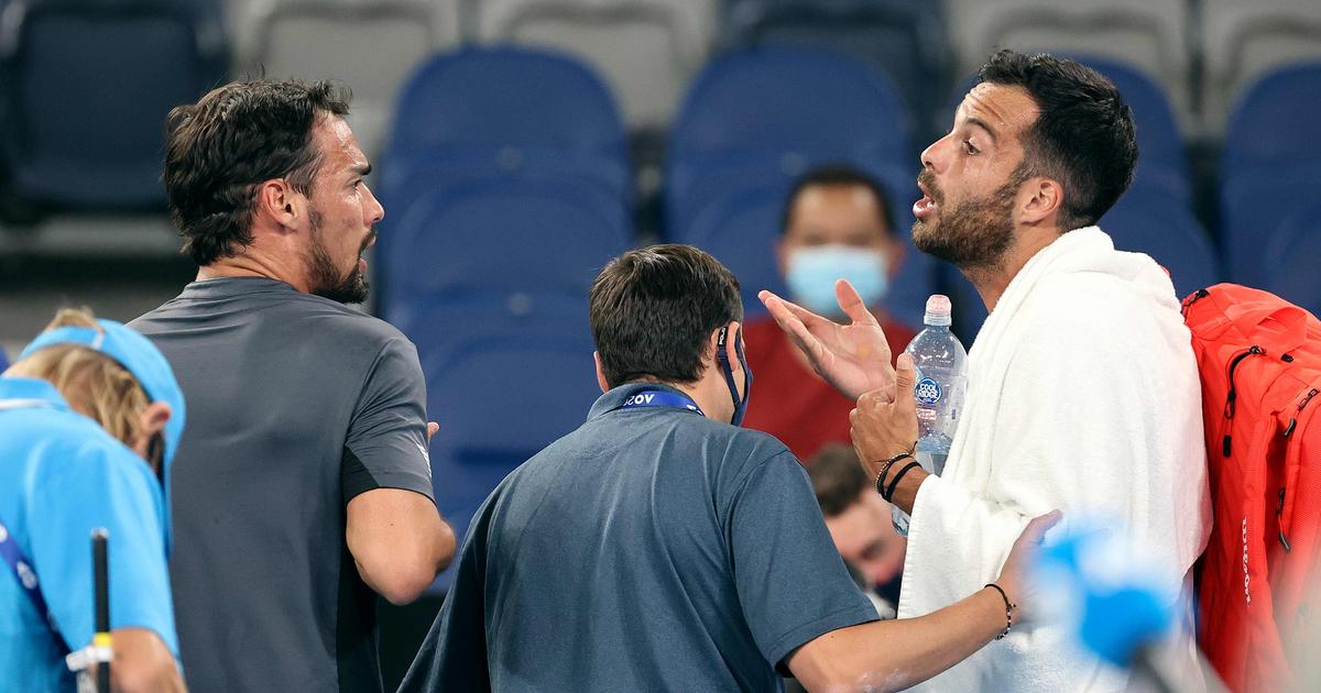 «Pourquoi tu me casses les couilles ?» Fin de match sous haute tension entre Fognini et son