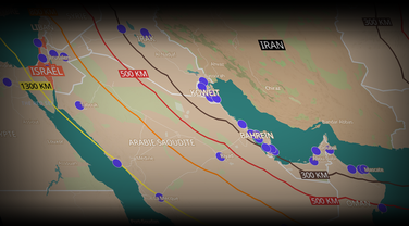 Comprendre les frappes américaines et israéliennes et les ripostes iraniennes grâce aux cartes