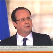 Hommage : Hollande souligne le rôle historique de Pierre Mauroy