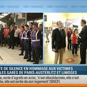 Accident de Brétigny: une minute de silence en hommage aux victimes