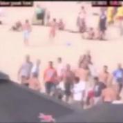 Bagarre géante sur une plage de Pologne entre des Mexicains et des hooligans