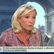 Syrie : Marine Le Pen ne demande pas le vote du Parlement sur une possible intervention