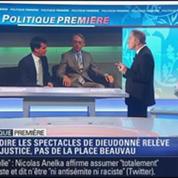 Politique Première: Interdire les spectacles de Dieudonné: François Hollande soutient Manuel Valls
