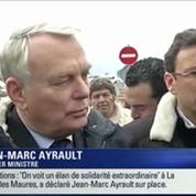 Inondations : Ayrault et Valls promettent une action rapide