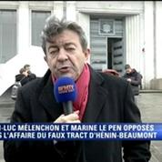 Faux tract de campagne: Mélenchon le souffle coupé en voyant Marine Le Pen assumer