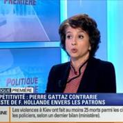 Politique Première: Compétitivité: Pierre Gattaz contrarie le geste de François Hollande envers les patrons