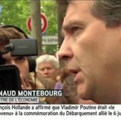 Montebourg interpellé sur les Champs-Elysées