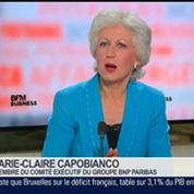 Marie-Claire Capobianco, responsable de la banque de détail en France de BNP Paribas, dans Le Grand Journal 4/4