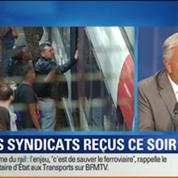 BFM Story: SNCF: Syndicats reçu ce soir par le secrétaire d’État aux Transports
