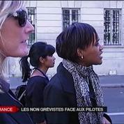 Air France : les pilotes hués par d'autres salariés