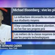 Pour Michael Bloomberg, être plombier est une bonne alternative aux études supérieures
