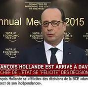 Hollande se félicite des récentes décisions de la BCE