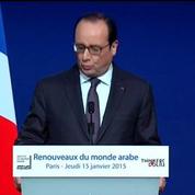 Hollande évoque une Syrienne proclamant à Alep Je suis Charlie