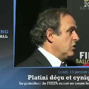 Ballon d'Or: Platini très déçu et critique envers le vote