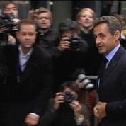 Les premières images de Nicolas Sarkozy en visite à l'Assemblée nationale