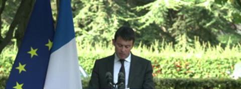 Manuel Valls rend hommage aux victimes du terrorisme