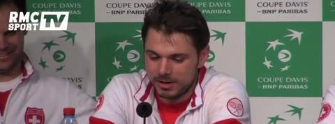 Tennis / Coupe Davis Wawrinka bourré en conférence de presse